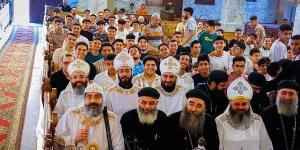 تدشين أواني وقداسا لطلبة الثانوية العامة والإعدادية بالمنصورة - لايف نيوز