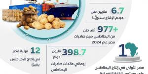 بالإنفوجراف.. طفرة غير مسبوقة لنهوض مصر بالصادرات الزراعية - لايف نيوز