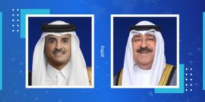 سمو أمير البلاد يتلقى اتصالاً هاتفياً من أمير قطر للتهنئة بحلول عيد الأضحى المبارك - لايف نيوز