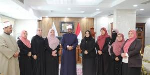 واعظات الأزهر يؤدين العزاء لأسر ضحايا حادث الطريق الإقليمي بالمنوفية |صور - لايف نيوز