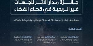 وكالة الفضاء السعودية تطلق جائزة مدار الأثر لتكريم الجهات غير الربحية على الابتكار والإبداع في قطاع الفضاء - لايف نيوز