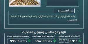 حرس الحدود‬⁩ في الوجه يحبط تهريب 26 كيلوجرامًا من مادة الحشيش المخدر - لايف نيوز