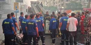ملحمة وطنية| شاهد.. سيارات الحماية المدنية تحاصر سنترال رمسيس من كل الجوانب - لايف نيوز