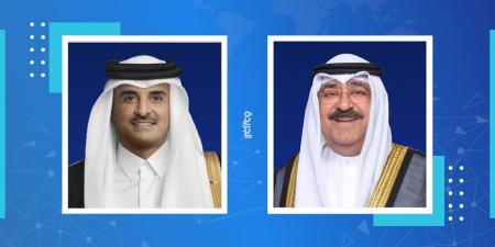 سمو أمير البلاد يجري اتصالاً هاتفياً بأمير دولة قطر - لايف نيوز