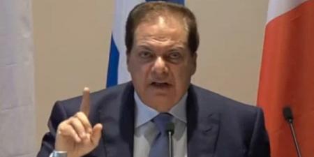 أبو العينين: لا تعاون حقيقي دون إرساء لأسس السلام العادل والدائم في الشرق الأوسط - لايف نيوز
