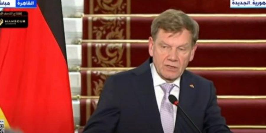 وزير الخارجية الألماني: مصر شريك استراتيجي لنا .. وبوابة برلين لأفريقيا - لايف نيوز
