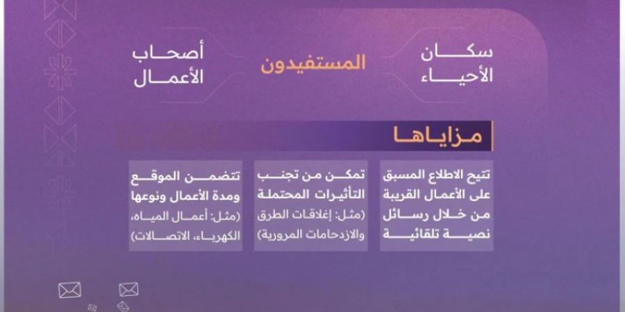 مركز مشاريع البنية التحتية يطلق خدمة إشعارات بدء الأعمال - لايف نيوز