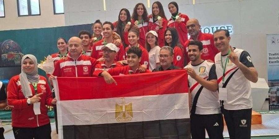 بـ21 ميدالية.. مصر تسيطر على جدول ترتيب البطولة الأفريقية للسلاح بنيجيريا - لايف نيوز