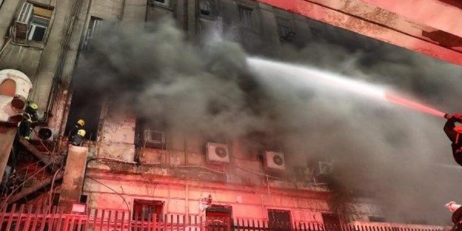 وزارة الصحة: استخراج 4 جثامين من موقع حريق سنترال رمسيس - لايف نيوز